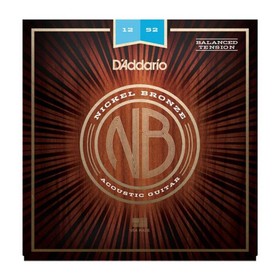 Струны для акустической гитары D'Addario NB1252BT Nickel Bronze Balanced Light, 12-52
Струны для акустической гитары D'Addario NB1252BT Nickel Bronze Balanced Light, 12-52