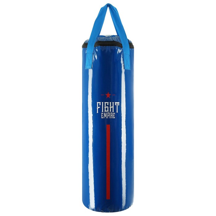 фото Боксёрский мешок fight empire, вес 15 кг, на ленте ременной, цвет синий
