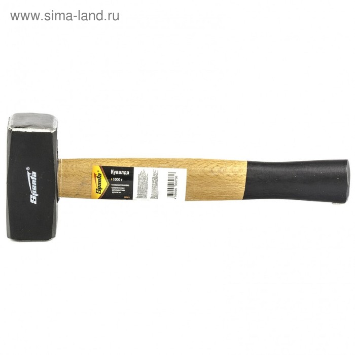 фото Кувалда sparta 10905,кованая головка, деревянная рукоятка, 1 кг