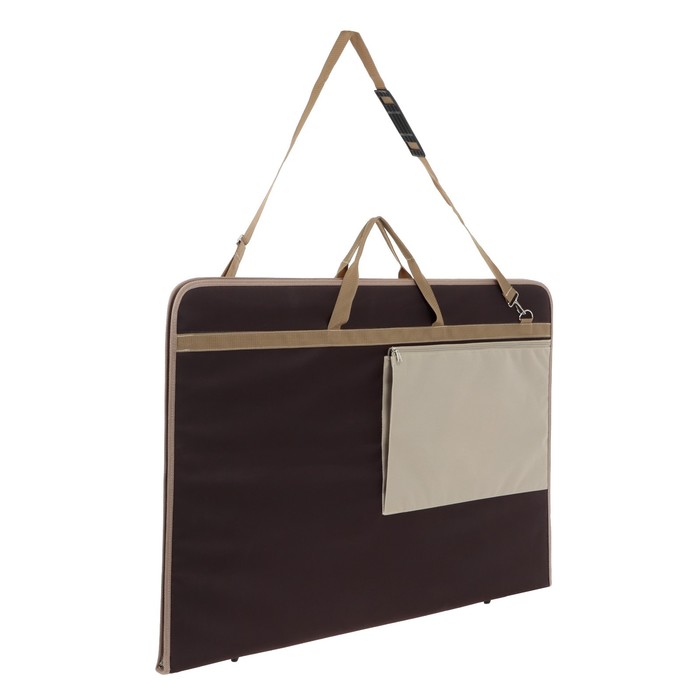 Папка А1 с ручками текстиль 890*630*30 мм Estado с карманом, коричневый/бежевый
Папка А1 с ручками текстиль 890*630*30 мм Estado с карманом, коричневый/бежевый