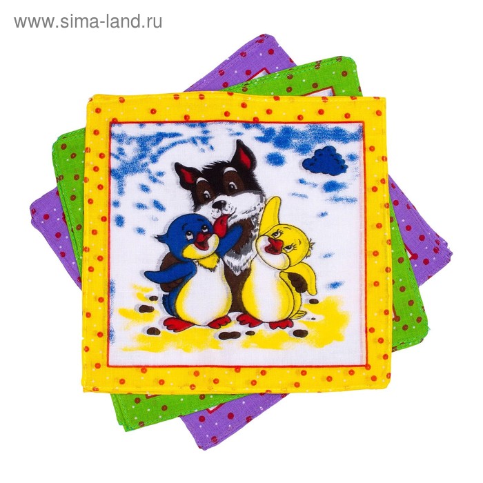 Набор детских носовых платков Melagrana 20х20см 12шт ситец 66г/м хл100%
Набор детских носовых платков Melagrana 20х20см 12шт ситец 66г/м хл100%