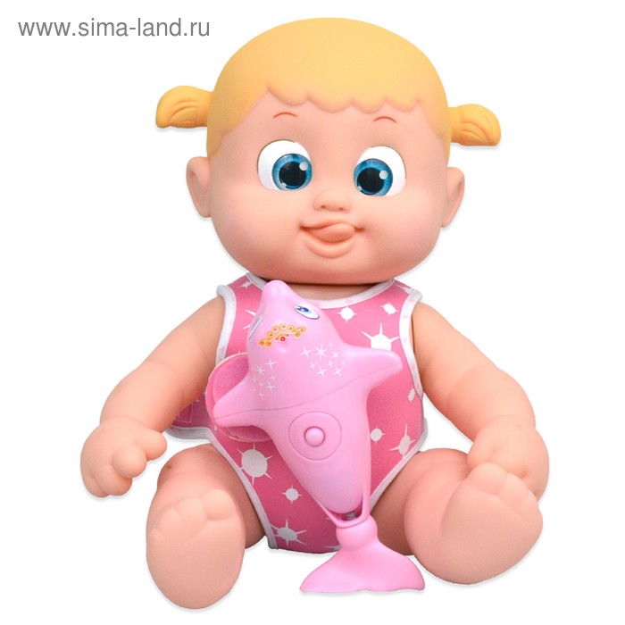 Кукла Bouncin' Babies «Бони», плавающая с дельфином, 35 см
Кукла Bouncin' Babies «Бони», плавающая с дельфином, 35 см