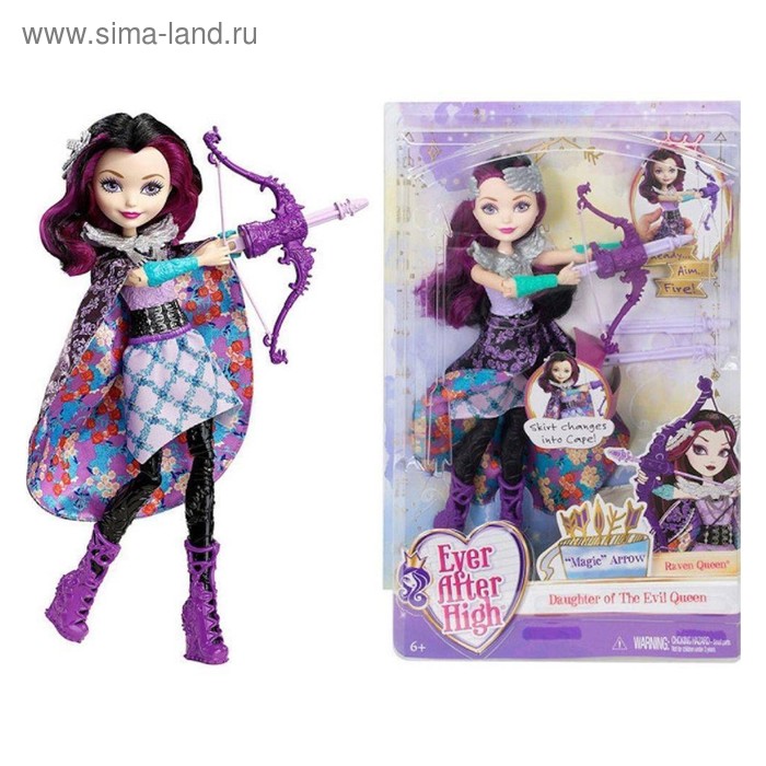 Кукла Ever After High «Волшебная лучница Рэйвен Квин»
Кукла Ever After High «Волшебная лучница Рэйвен Квин»