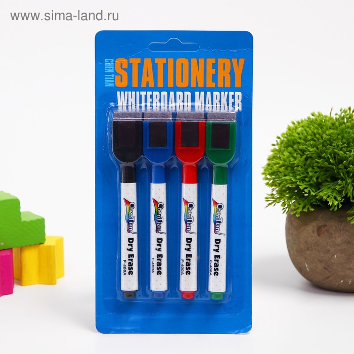 Набор маркеров с губками и магнитами "Классика" набор 4 шт.
Набор маркеров с губками и магнитами "Классика" набор 4 шт.