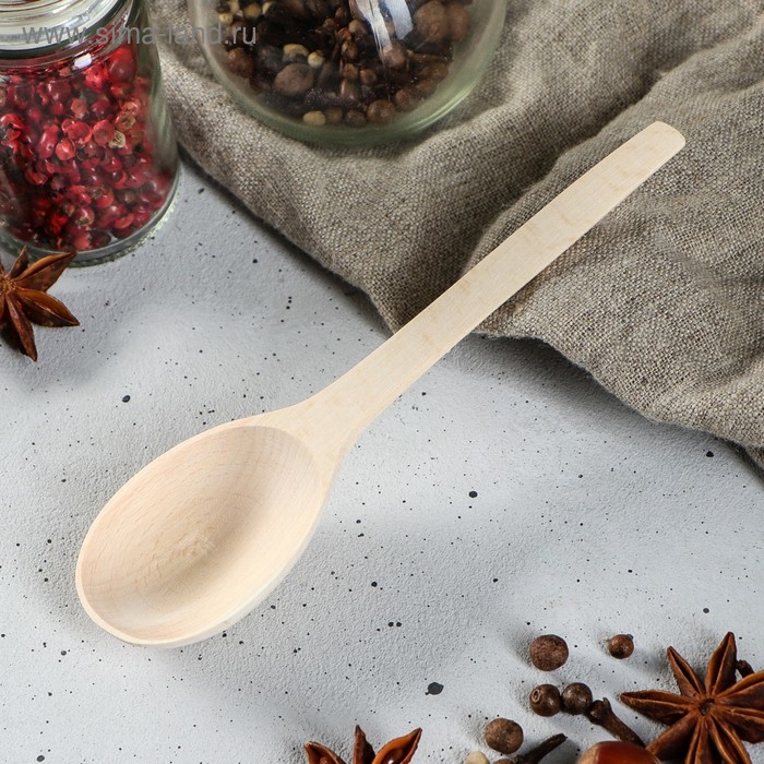 Ложка деревянная "Десертная", 16х4 см, массив бука
Ложка деревянная "Десертная", 16х4 см, массив бука