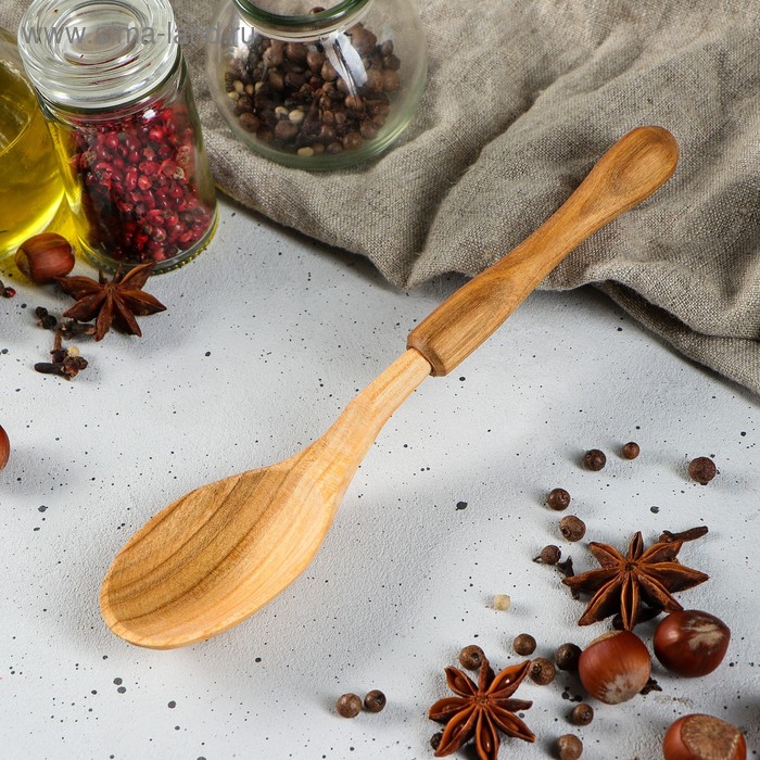 Ложка деревянная "Столовая", премиум, 22 х 5 см, массив черешни
Ложка деревянная "Столовая", премиум, 22 х 5 см, массив черешни