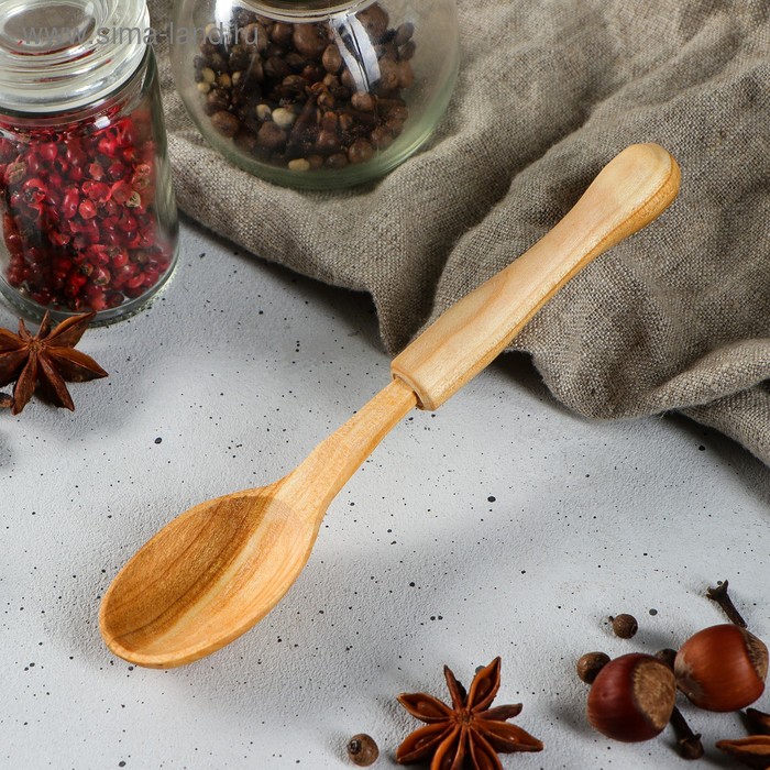 Ложка деревянная "Столовая", премиум, 16 см, массив черешни
Ложка деревянная "Столовая", премиум, 16 см, массив черешни