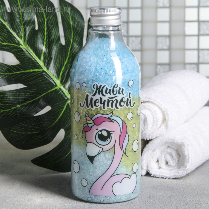 Соль для ванн "Живи мечтой",с ароматом малины, 500 г
Соль для ванн "Живи мечтой",с ароматом малины, 500 г