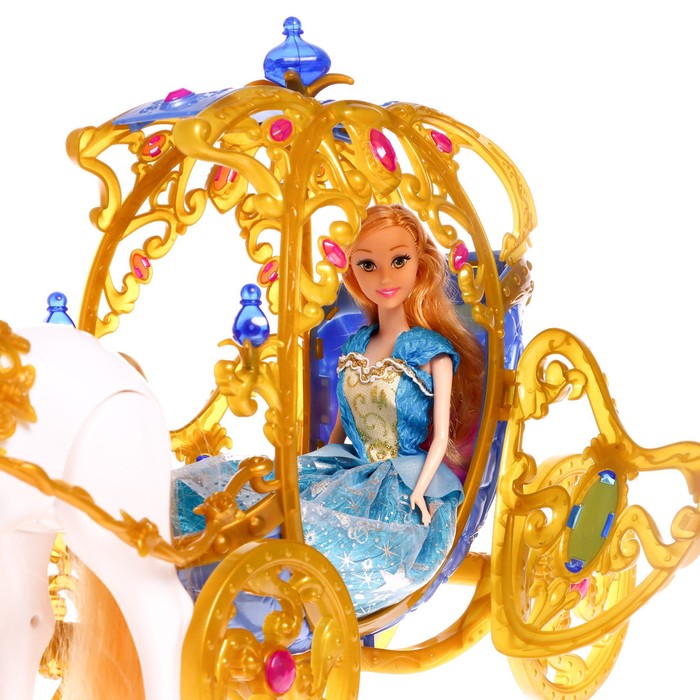 Карета для кукол с куклой, лошадка ходит
Карета для кукол с куклой, лошадка ходит