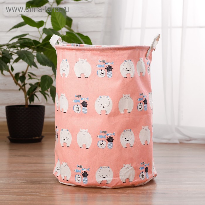 Корзина для игрушек "Мишки и фрукты" 35×35×44 см
Корзина для игрушек "Мишки и фрукты" 35×35×44 см