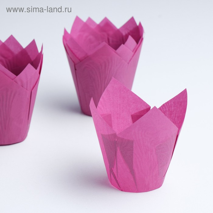 Форма для выпечки "Тюльпан", бордовый, 5 х 8 см
Форма для выпечки "Тюльпан", бордовый, 5 х 8 см