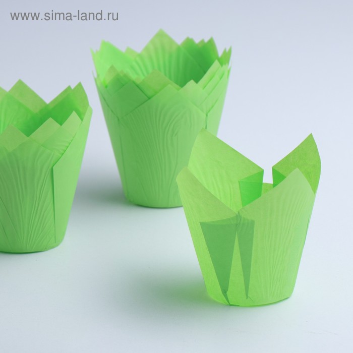 Форма для выпечки "Тюльпан", зеленый, 5 х 8 см
Форма для выпечки "Тюльпан", зеленый, 5 х 8 см