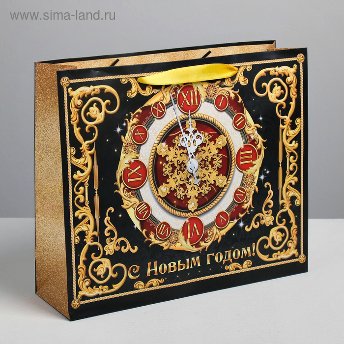 Пакет ламинированный горизонтальный «Новогодние часы», ML 8 × 27 × 23 см
Пакет ламинированный горизонтальный «Новогодние часы», ML 8 × 27 × 23 см