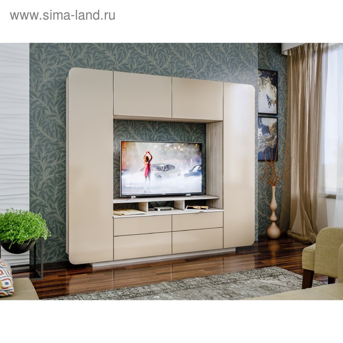 Гостиная Румба, 2188х384х195, Ясень шимо светлый/Мокко глянец
Гостиная Румба, 2188х384х195, Ясень шимо светлый/Мокко глянец