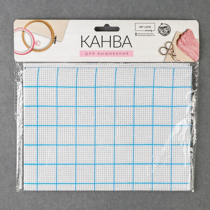 Канва для вышивания №11, 30 × 40 см, цвет белый
Канва для вышивания №11, 30 × 40 см, цвет белый