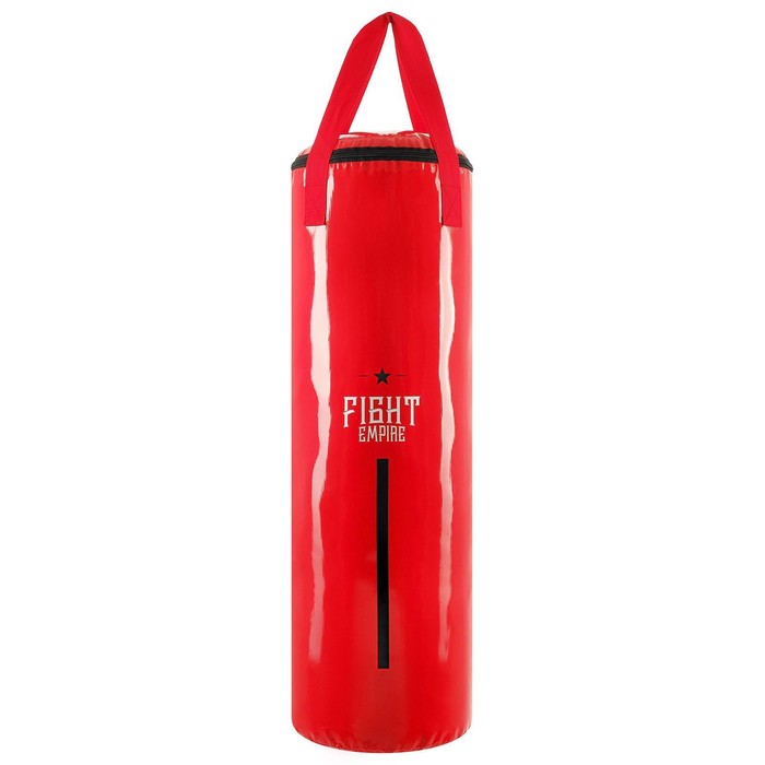 фото Боксёрский мешок fight empire, вес 40 кг, на ленте ременной, цвет красный