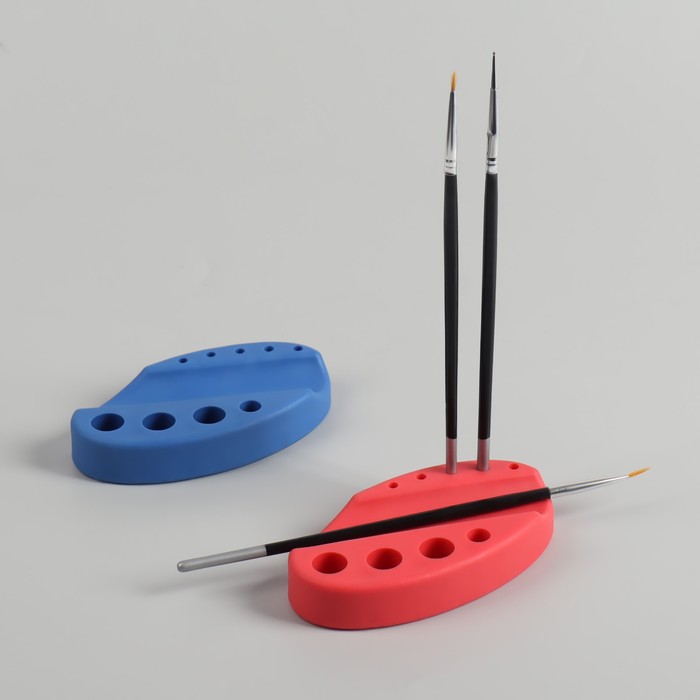 Подставка для кистей, 10 ячеек, 11 × 6 см, цвет МИКС 
Подставка для кистей, 10 ячеек, 11 × 6 см, цвет МИКС