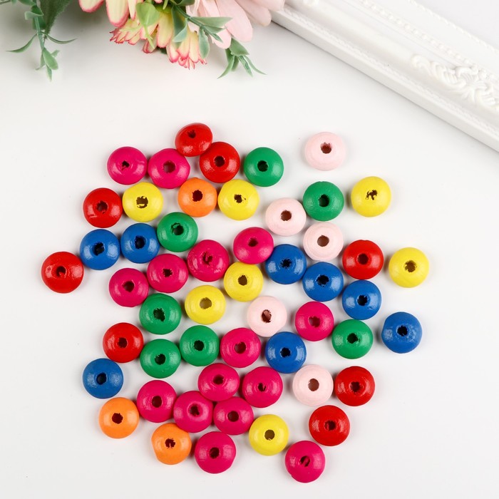 Набор бусин для творчества дерево "Плоские цветные" набор 20 гр 0,6х1,4х1,4 см
Набор бусин для творчества дерево "Плоские цветные" набор 20 гр 0,6х1,4х1,4 см