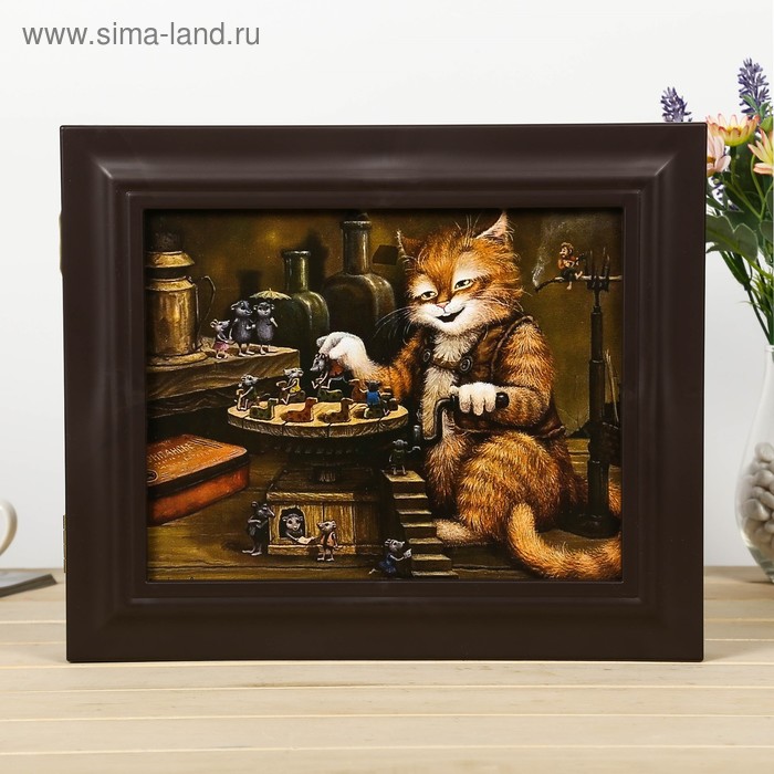 Ключница "Карусель" Венге 26х31х4,5 см 
Ключница "Карусель" Венге 26х31х4,5 см