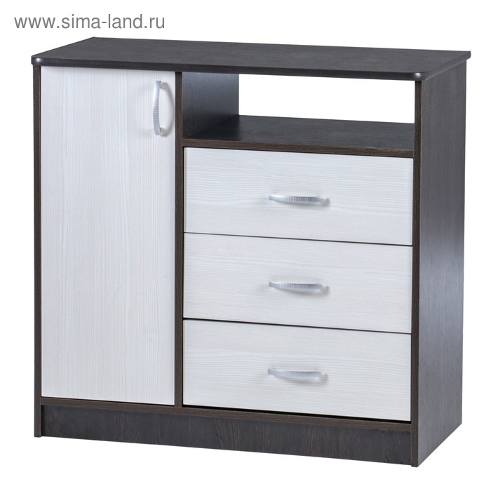 Комод 900 с дверью, 900х450х860, Венге/Бодега светлая
Комод 900 с дверью, 900х450х860, Венге/Бодега светлая