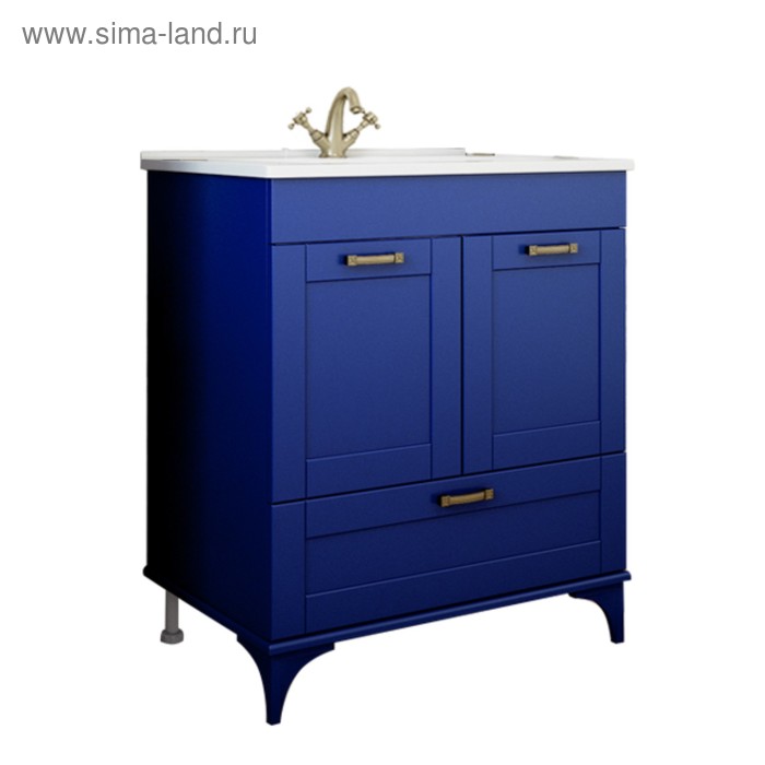 фото Тумба ванесса 75/2 (и) с раковиной оскар 75 sanflor