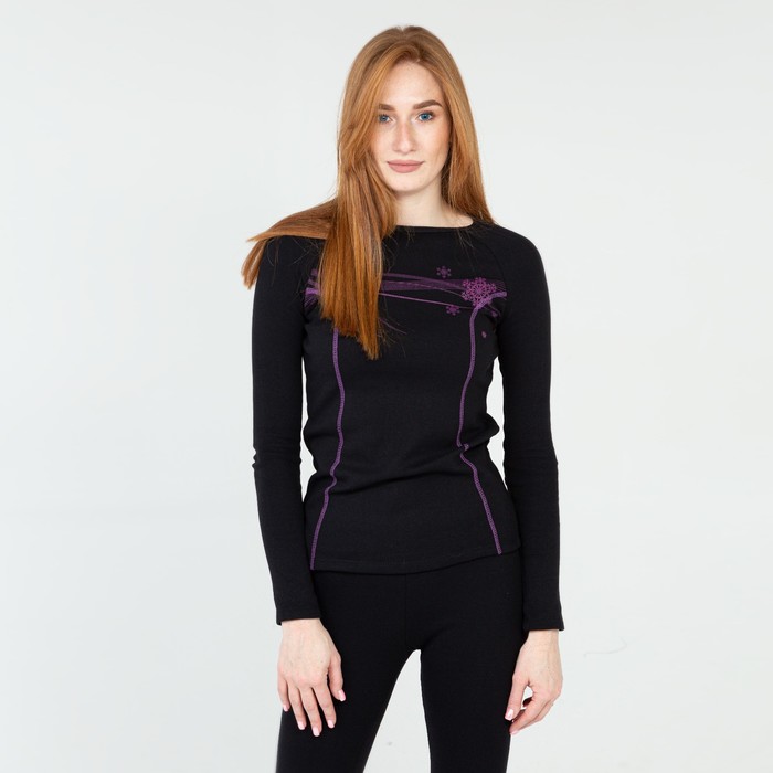 Термобельё женское (лосины, джемпер), цвет чёрный, размер 56
Термобельё женское (лосины, джемпер), цвет чёрный, размер 56