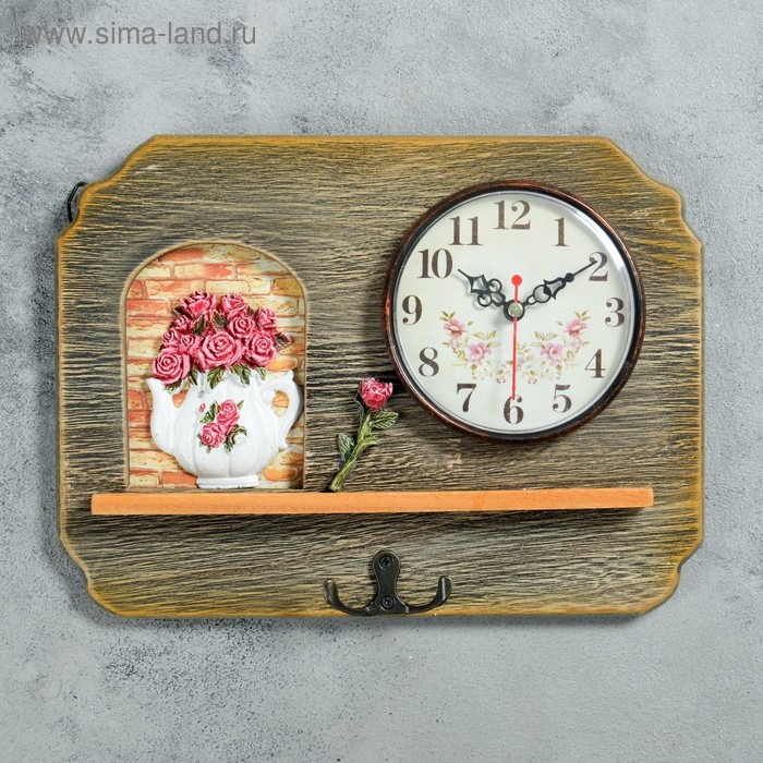 Часы настенные, серия: Интерьер, "Дюокро", с крючком, 27 х 20 см
Часы настенные, серия: Интерьер, "Дюокро", с крючком, 27 х 20 см