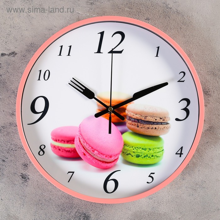Часы настенные, серия: Кухня, "Макаруны", d=30 см
Часы настенные, серия: Кухня, "Макаруны", d=30 см