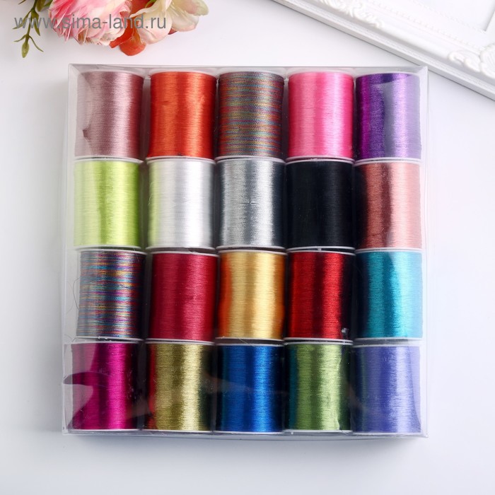 Нить декоративная "Металлик" намотка 100 м МИКС 4,2х3,5х3,5 см
Нить декоративная "Металлик" намотка 100 м МИКС 4,2х3,5х3,5 см