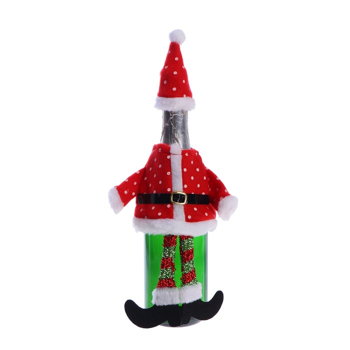 Одежда на бутылку «Дед Мороз»
Одежда на бутылку «Дед Мороз»