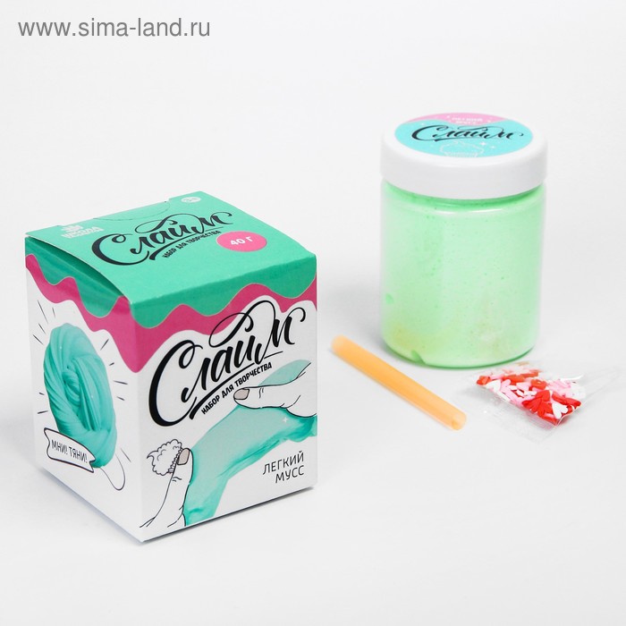 Набор для творчества «Слайм. Лёгкий мусс»
Набор для творчества «Слайм. Лёгкий мусс»