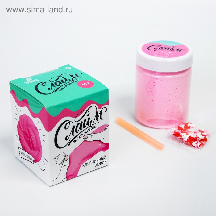 Набор для творчества «Слайм. Клубничный зефир»
Набор для творчества «Слайм. Клубничный зефир»