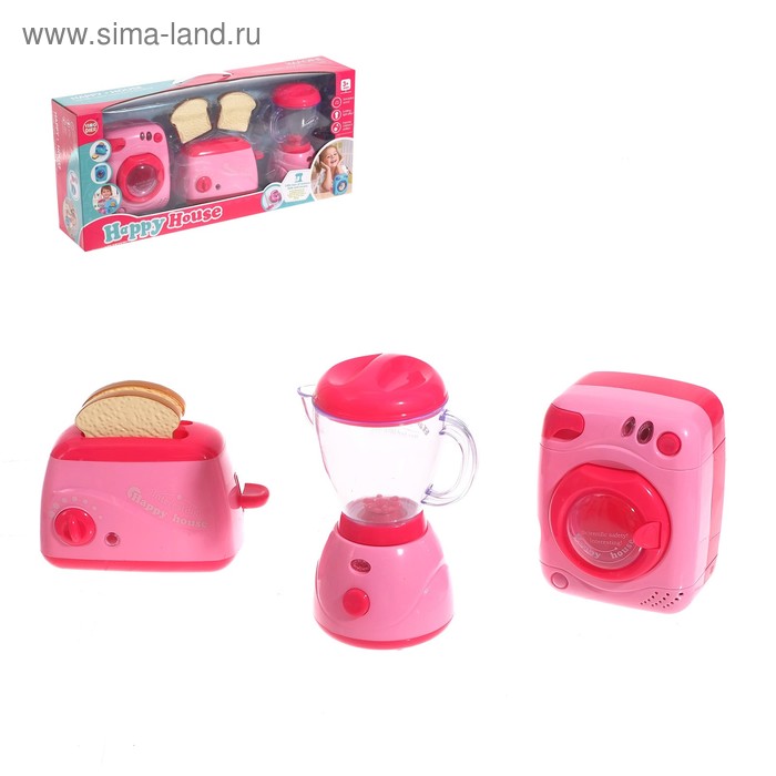 Набор бытовой техники «Мамина помощница», со световыми и звуковыми эффектами
Набор бытовой техники «Мамина помощница», со световыми и звуковыми эффектами