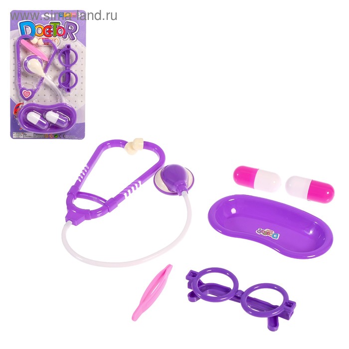 Игровой набор доктора «Лечилкин», 6 предметов
Игровой набор доктора «Лечилкин», 6 предметов