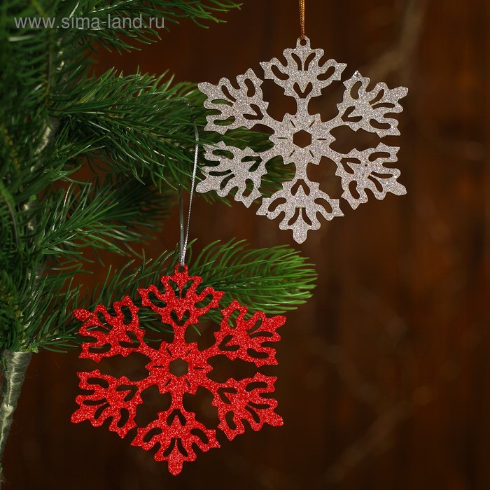 фото Новогодняя подвеска «волшебный блеск», микс лесная мастерская