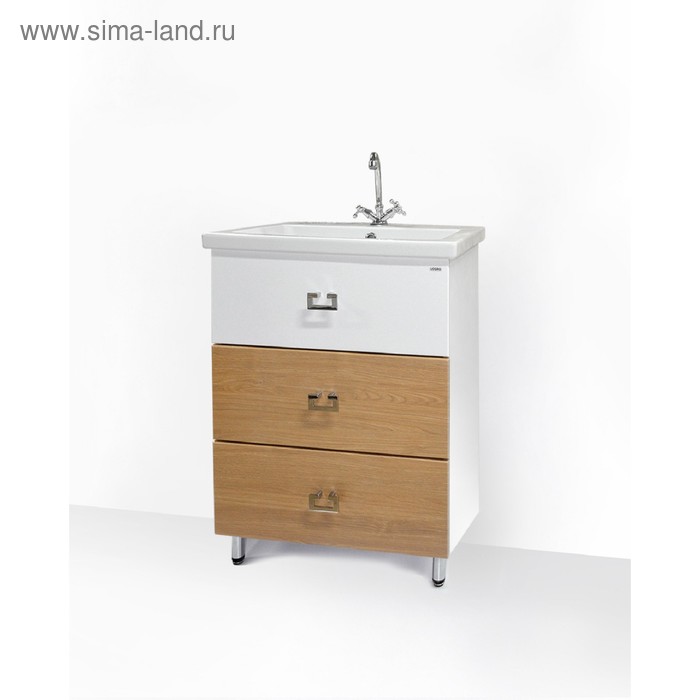 Тумба Аляска 60/3 с раковиной Como
Тумба Аляска 60/3 с раковиной Como