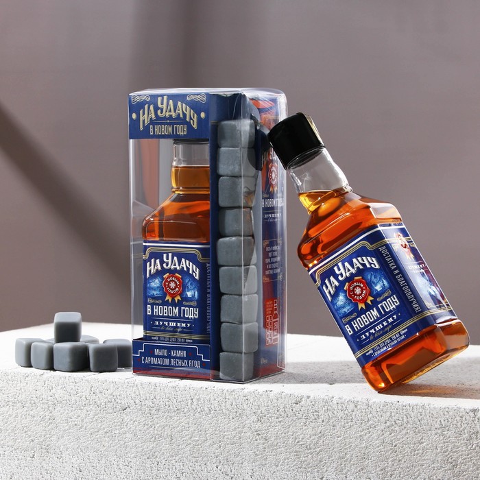 Набор "На удачу": гель для душа во флаконе виски 250 мл, аромат древесный с пряными нотами, мыло-камни 9 шт
Набор "На удачу": гель для душа во флаконе виски 250 мл, аромат древесный с пряными нотами, мыло-камни 9 шт