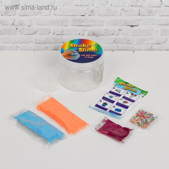 Набор «Слим своими руками - shake» 2 цвета по 10 г, блёстки
Набор «Слим своими руками - shake» 2 цвета по 10 г, блёстки