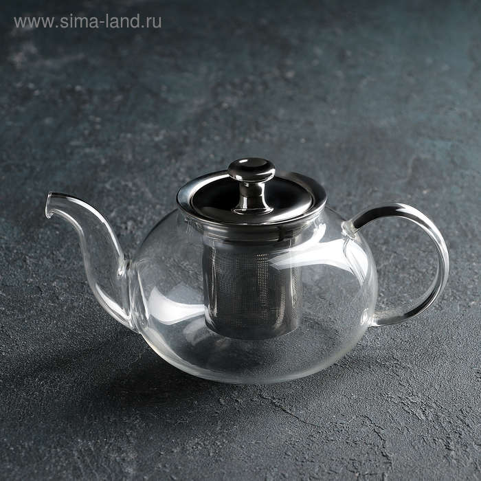 Чайник заварочный «Валенсия», 600 мл, с металлическим ситом
Чайник заварочный «Валенсия», 600 мл, с металлическим ситом