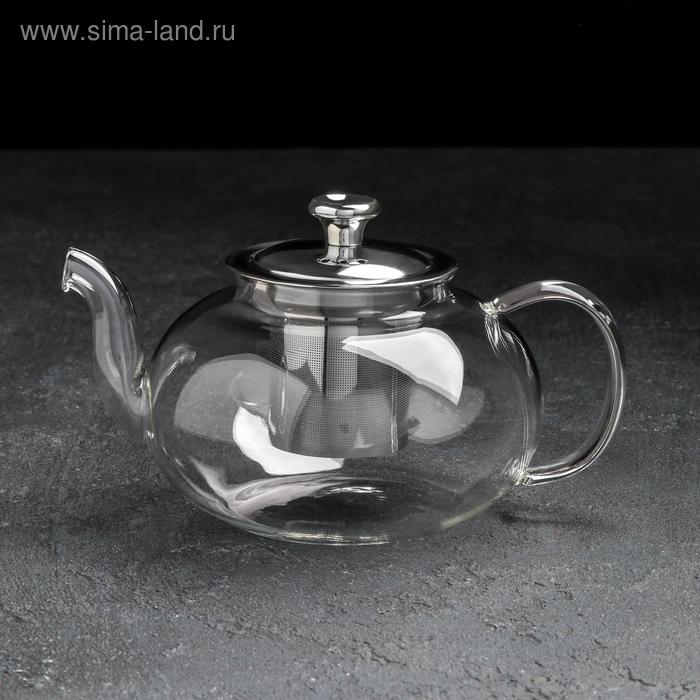 Чайник заварочный «Валенсия», 800 мл, с металлическим ситом
Чайник заварочный «Валенсия», 800 мл, с металлическим ситом