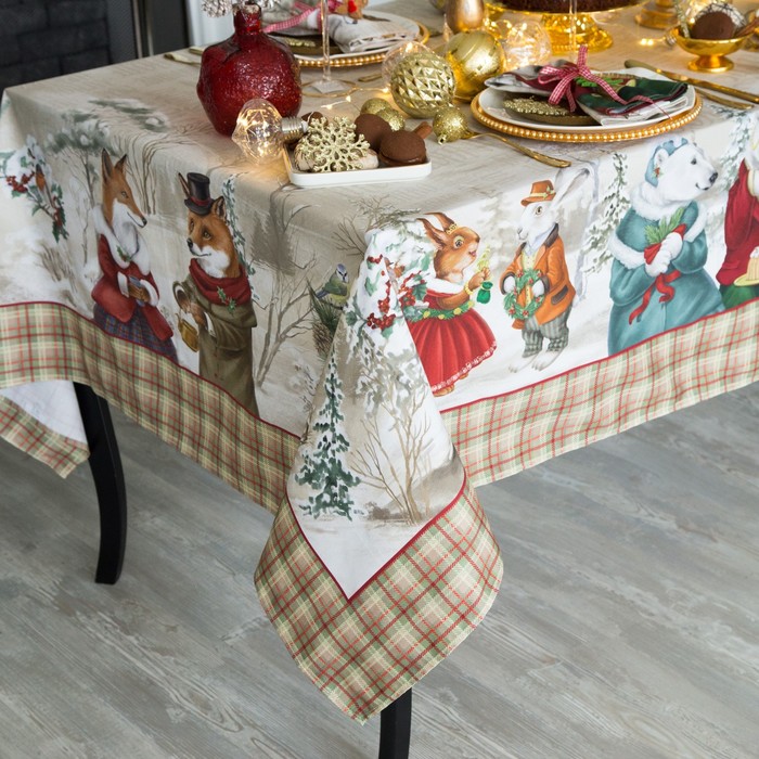 фото Скатерть этель winter holidays 150х180см +/-3см с гмво, хл100%