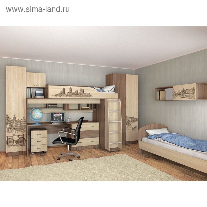 фото Стол письменный орион, 1120x600x750, ясень шимо темный