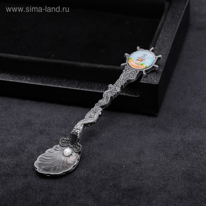 фото Ложка в морской форме «архангeльск. корабль»