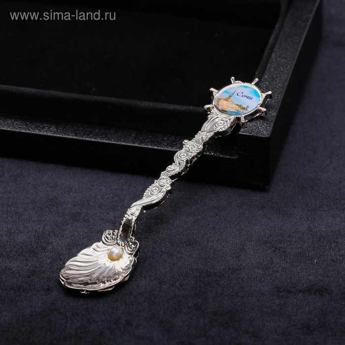 фото Ложка в морской форме «сочи. морской порт»