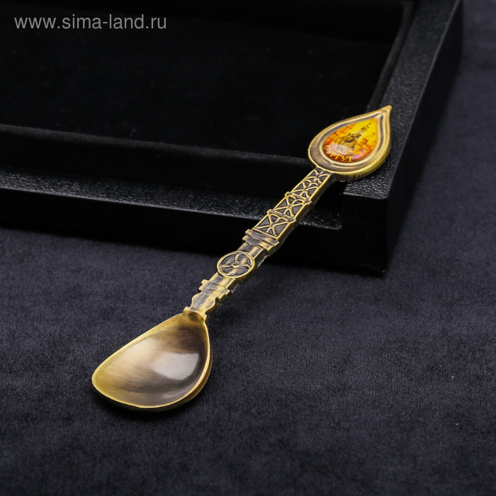 фото Ложка в форме капли нефти «сургут. памятник основателям»