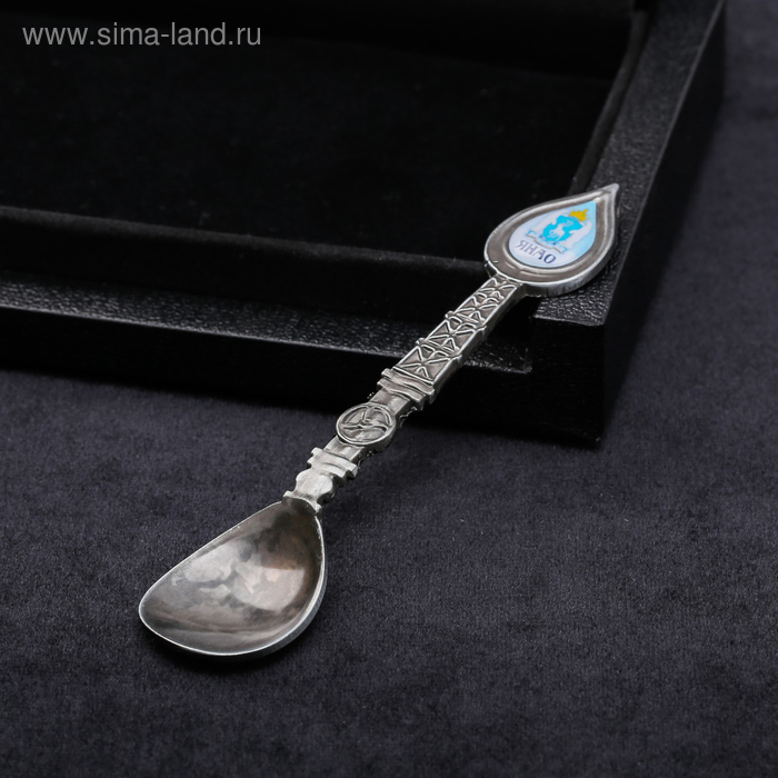 фото Ложка в форме капли нефти «янао. герб»