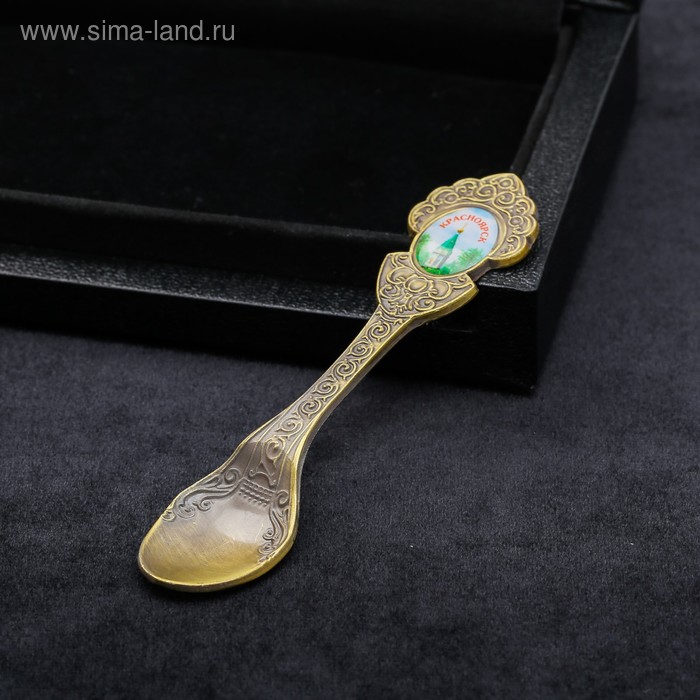 фото Ложка в форме кокошника «красноярск. часовня»