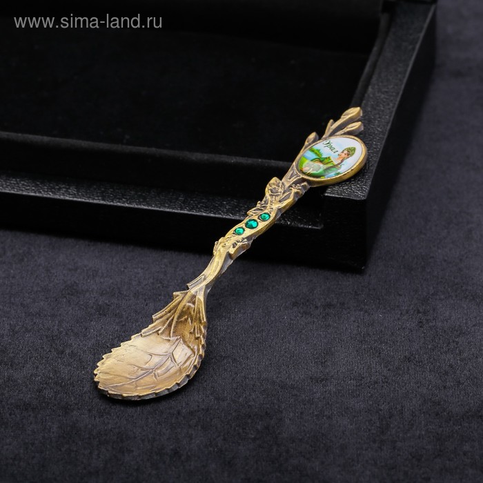 фото Ложка в уральской форме «урал. хозяйка медной горы»