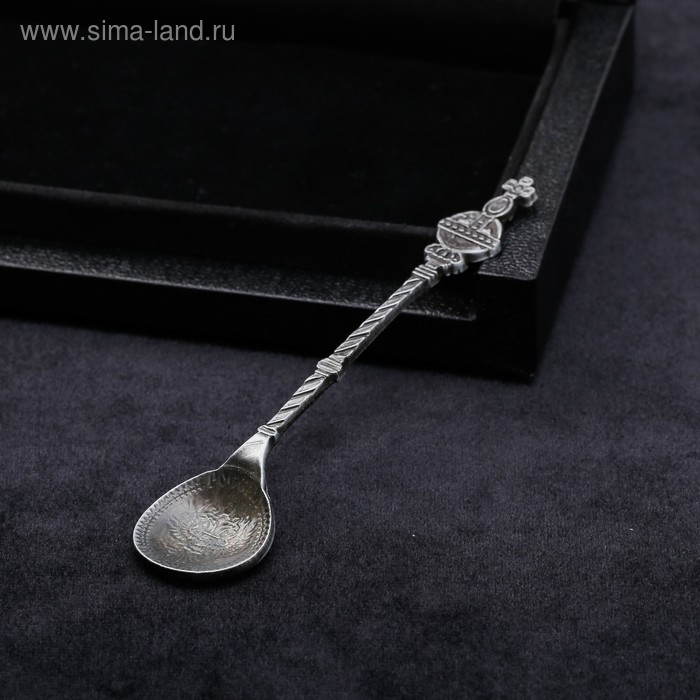 фото Ложка сувенирная «держава», под черненое cepебро