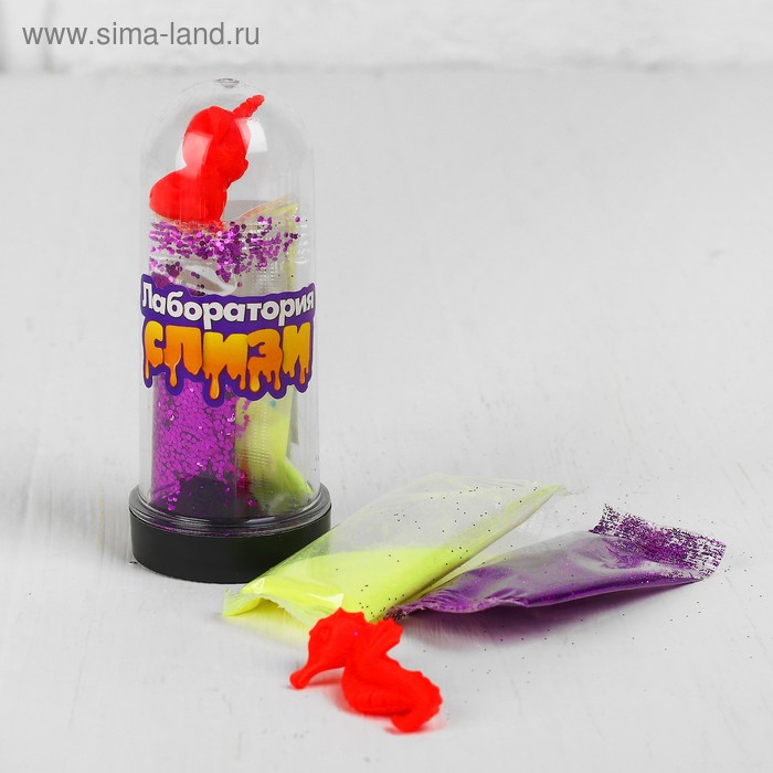 Набор «Слим с блёстками и игрушкой своими руками», цвет перламутровый жёлтый
Набор «Слим с блёстками и игрушкой своими руками», цвет перламутровый жёлтый